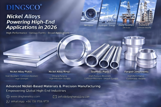 Nickel Alloys: Core Applications in High-End Industries in 2026